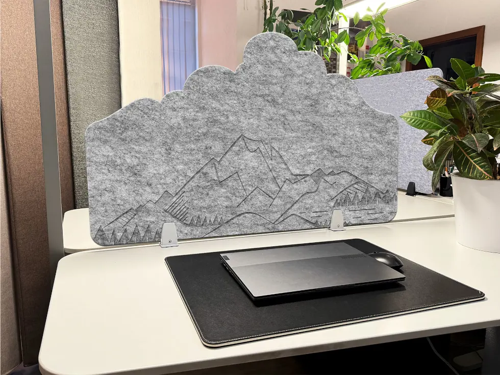 Tischabsorber Konturschnitt Wolke